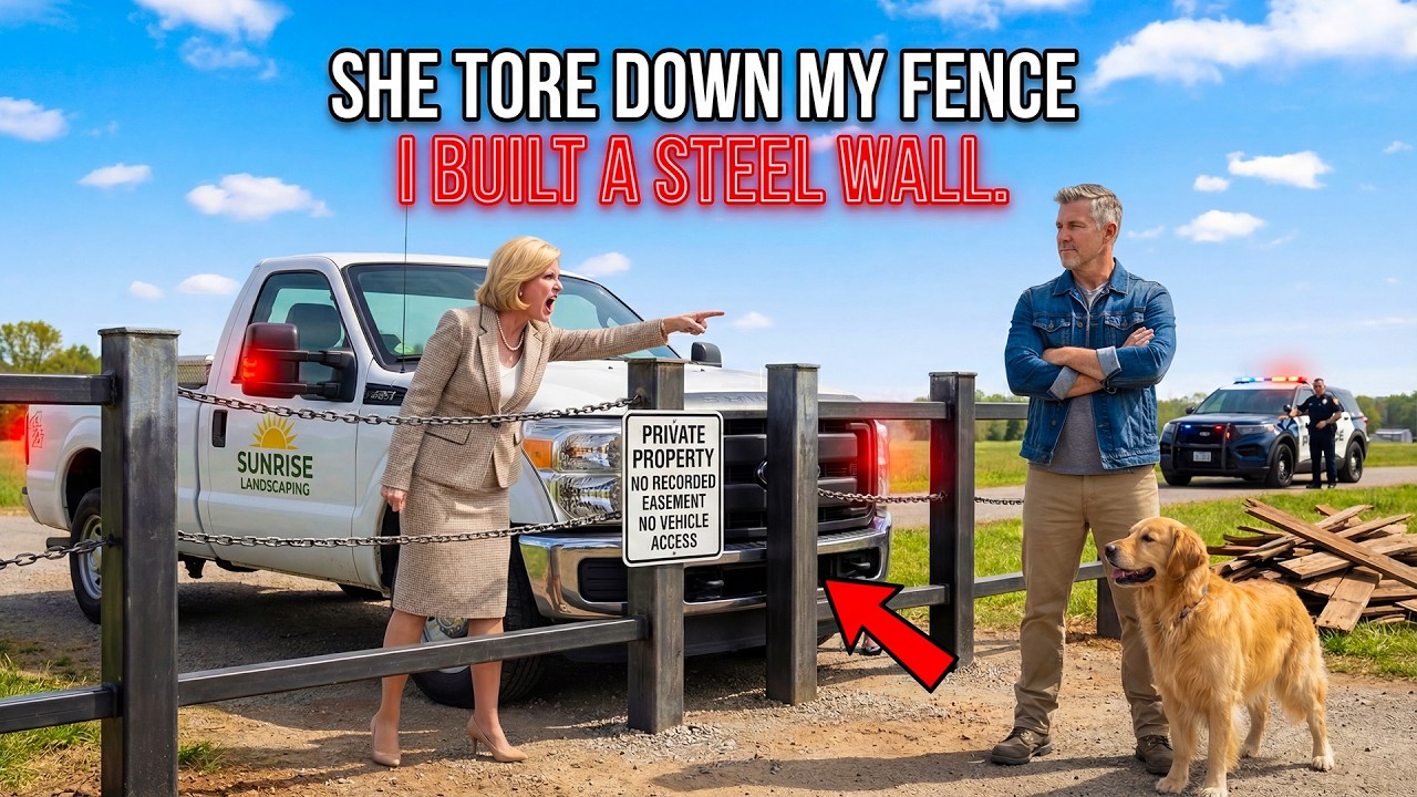 HOA Tore Down My Fence — So I Built a Steel Wall That Stopped Their Trucks Cold