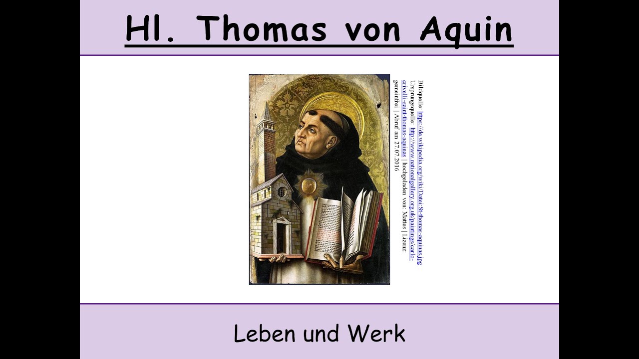 Thomas von Aquin - Leben und Werk 2/2 (Summa Theologiae | Scholastik)
