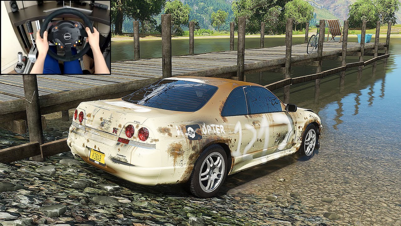 Rebuilding A Nissan Skyline GTR R33 - Forza Horizon 4 (Steering Wheel + Shifter) Gameplay