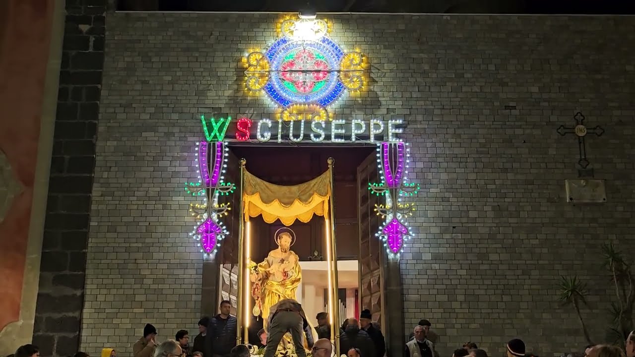 Aci Castello 19 Marzo 2024 Ripresa della Processione del Simulacro di San Giuseppe
