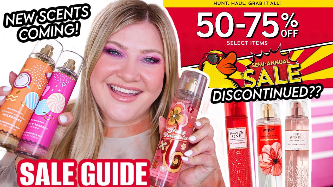 BATH & BODY WORK SUMMER SEMI ANNUAL SALE GUIDE! Prices, New Scents, 75% Off!
