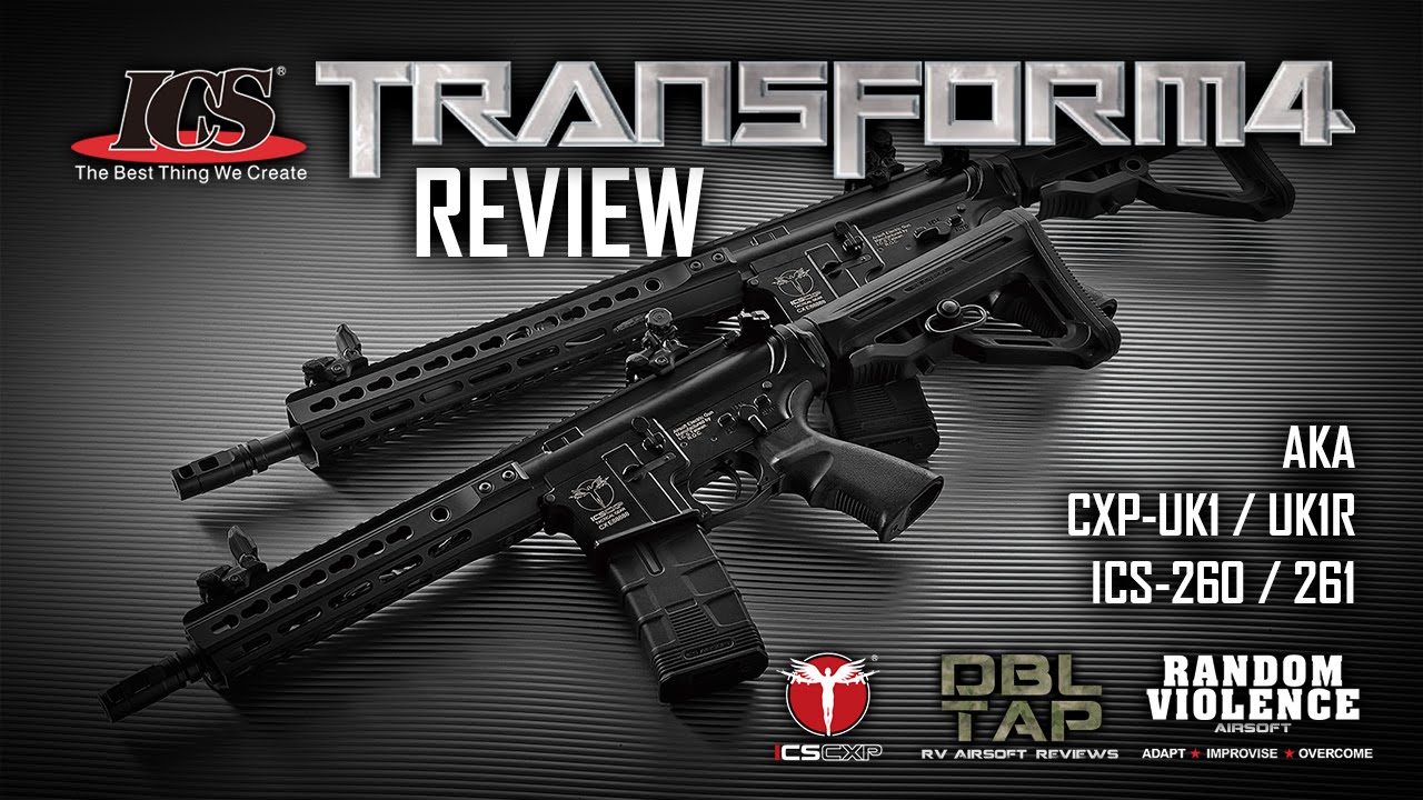 ICS TransforM4 Full Review & Gameplay - DBL TAP ep4 - Random Violence Airsoft