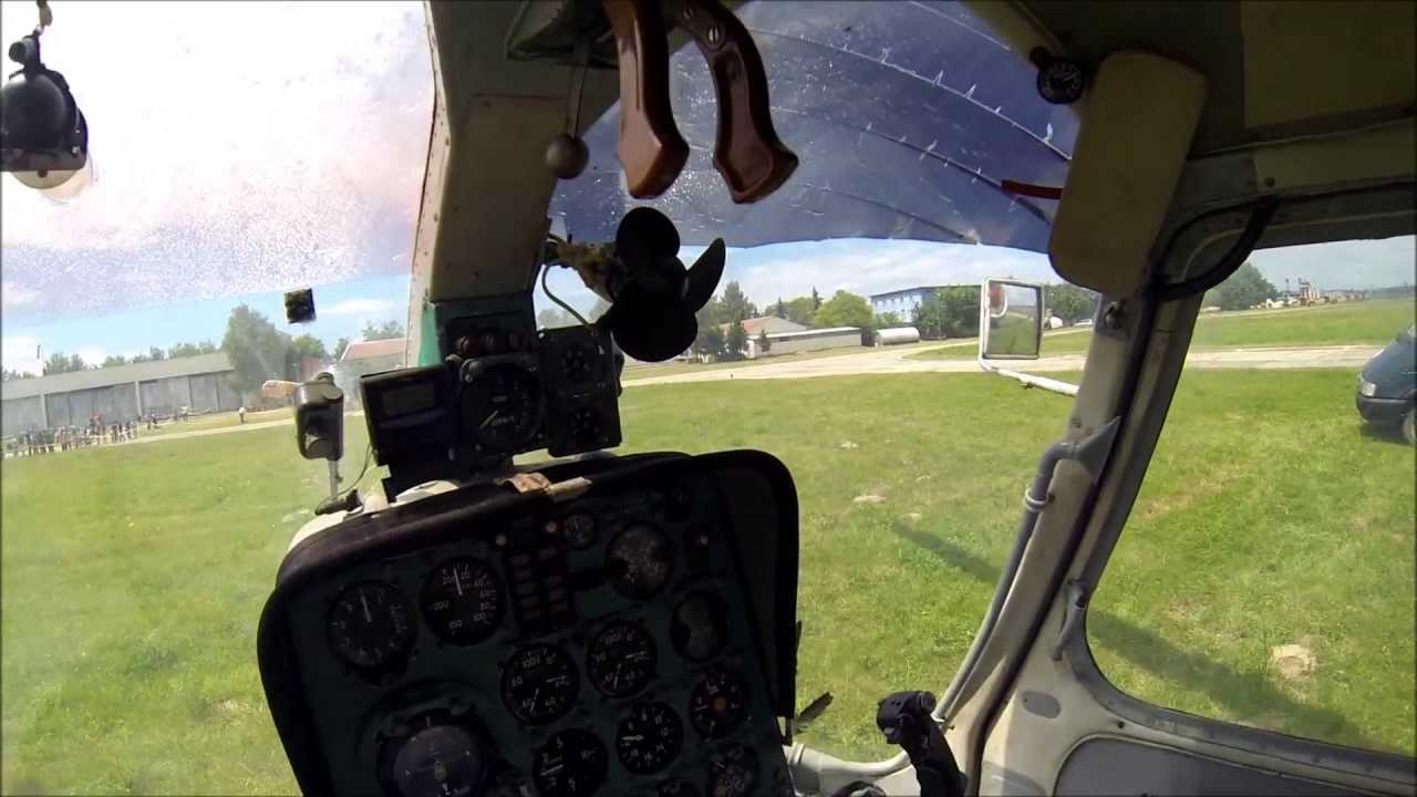 Kamov Ka-26 bemutató repülés onboard kamera