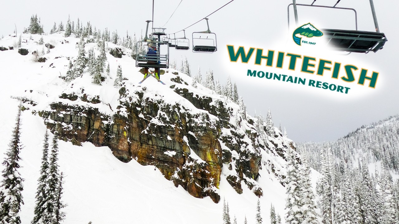 my FIRST time SKIING at WHITEFISH!