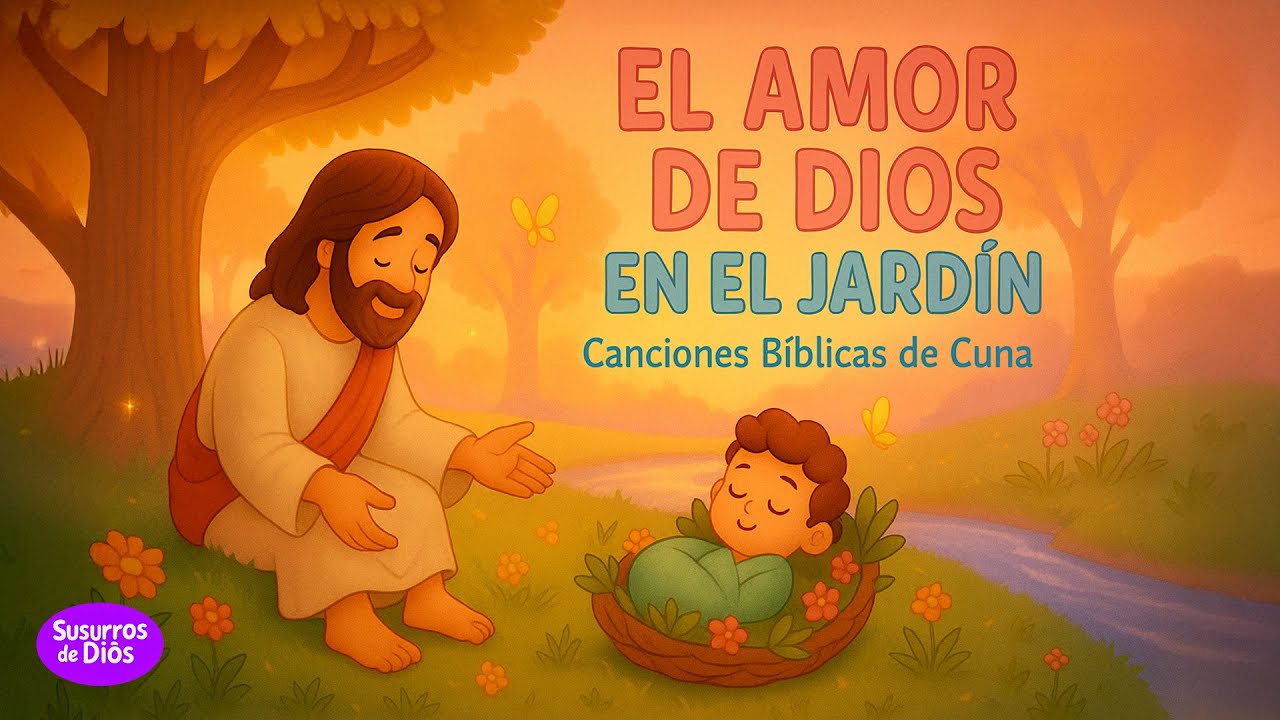 El Amor de Dios en el Jardín 🌿 | Canciones Bíblicas de Cuna Para Bebés (Música Cristiana Suave)