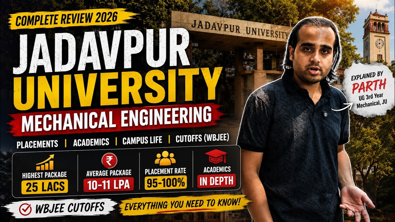 Mechanical Engineering at Jadavpur University | Placements & Academics | WBJEE 2026