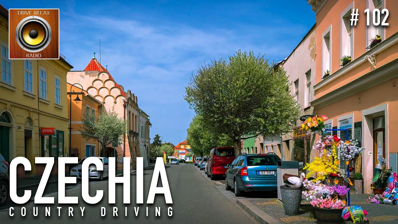 Relaxing Drive Through Czech Villages 🇨🇿 | Spring Countryside Tour 4K HDR