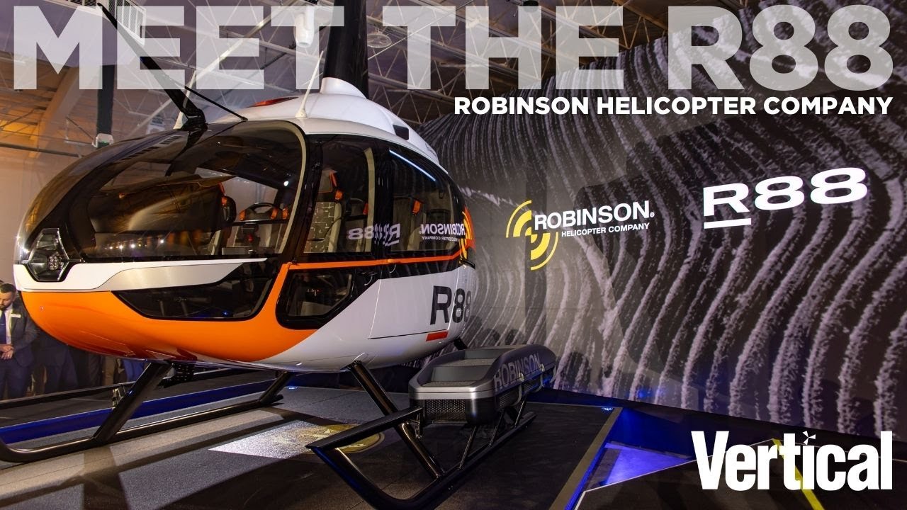 Новое слово от Robinson? Встречайте совершенно новый вертолёт R88!