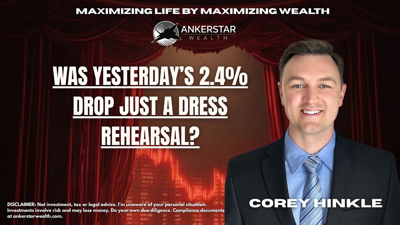 Was Yesterday’s 2.4% MARKET DROP Just a Dress Rehearsal?