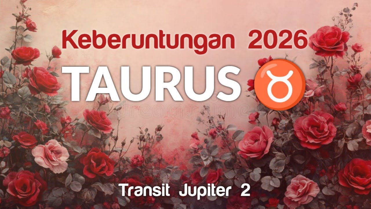 TAURUS ♉ KEBERUNTUNGAN 2026 (Periode Transit Jupiter Kedua) | Astrologi & Tarot