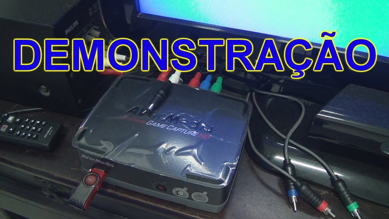 Avermedia Game Capture HD em Funcionamento - Demonstração (Pt-Br) - CJBr