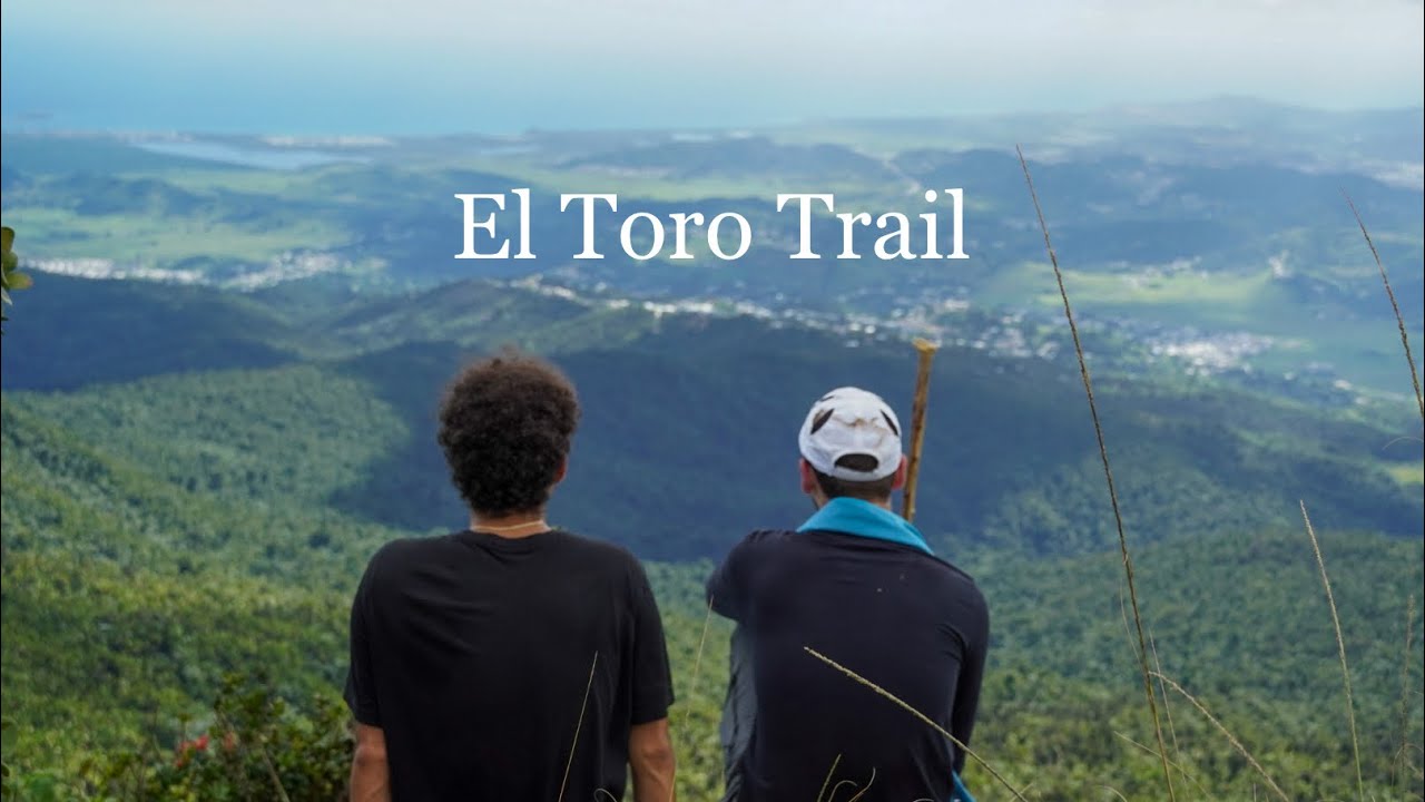 Hiking biggest peak of El Yunque, Puerto Rico