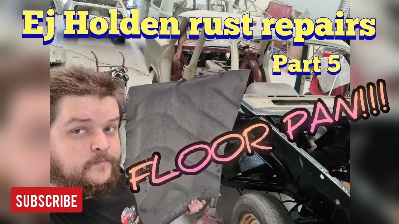 Ремонт ржавчины Ej Holden, часть 5. Поддон пола!!