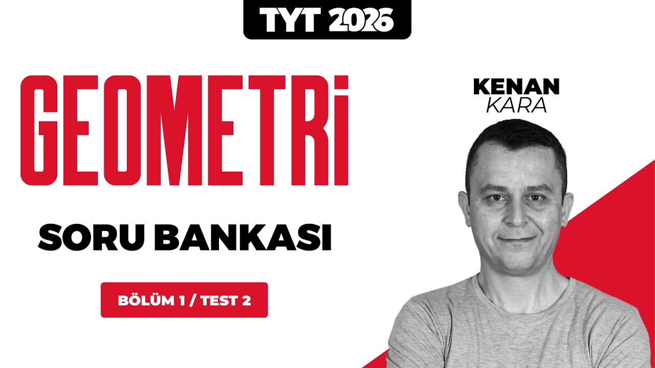 TYT 3D Geometri Soru Bankası Bölüm 01 Test 02 Soru Çözümleri | Kenan Kara