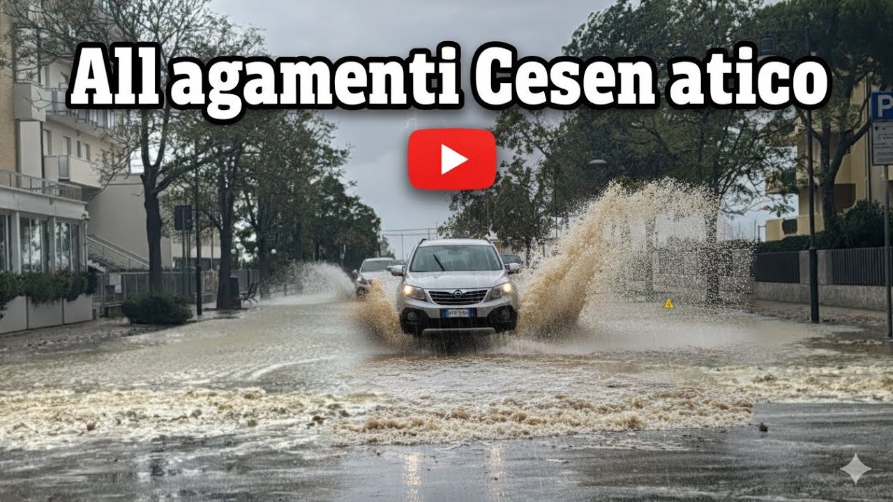 Allagamenti a Cesenatico 5 ottobre 2025