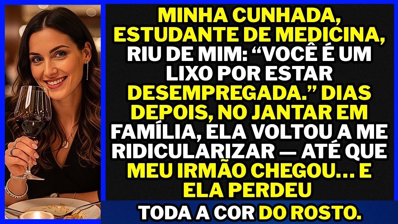 Minha cunhada, estudante de medicina, riu de mim. “Você não serve pra nada.” Três dias depois...