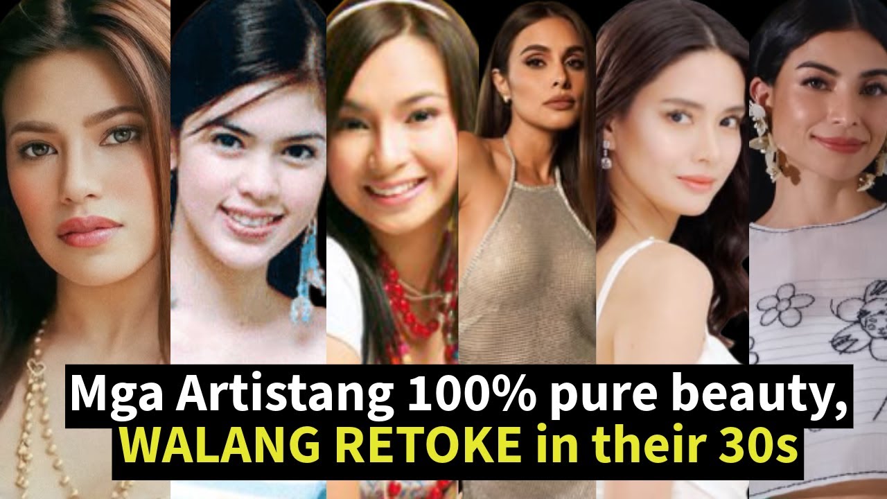 Mga artista na may Pure beauty 100 percent WALANG RETOKE