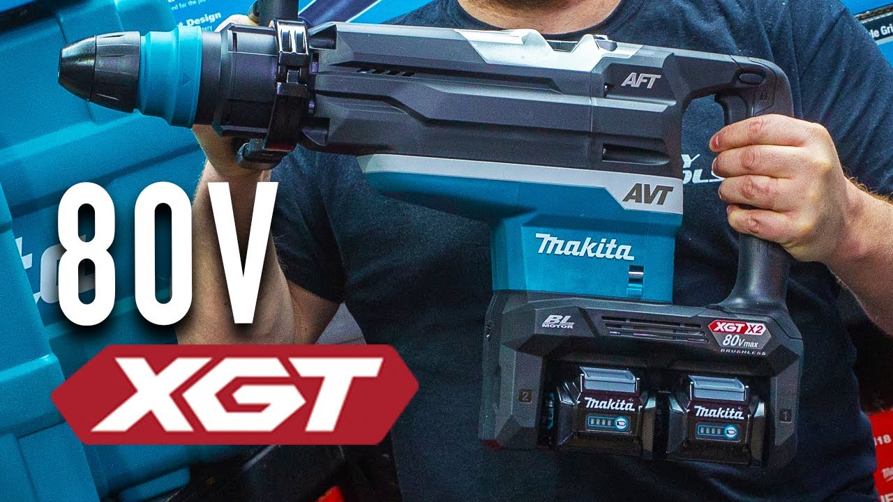 ПЕРВЫЙ ВЗГЛЯД! Новые 80-вольтовые перфораторы и отбойные молотки Makita XGT