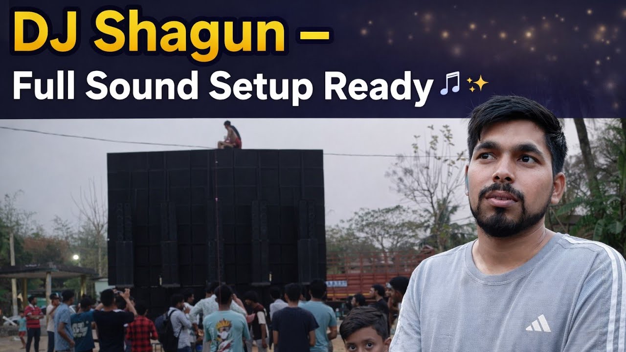 DJ Shagun – Full Sound Setup Ready 🎶✨#DJShagun #DJShagunLive #DJSetup #TrendingReels #ViralVideo 