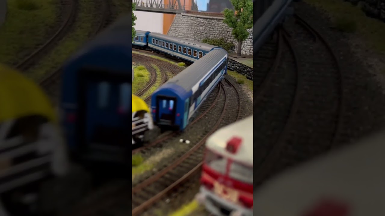 H0 GYSEV EuroSprinter szombathelyi InterCity vonattal