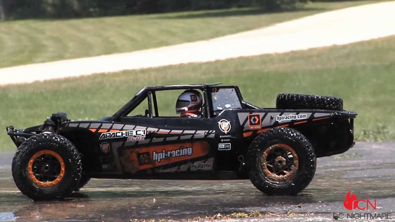 HPI C1 Apache Flux Running Video-Bashing & Extra Fun At The End