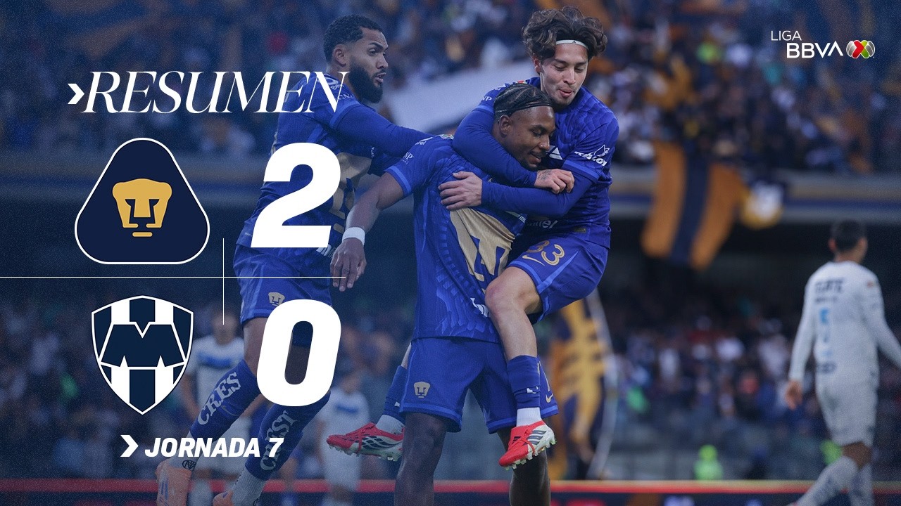 PUMAS 2-0 RAYADOS | Universidad mantiene el INVICTO con doblete de Angulo