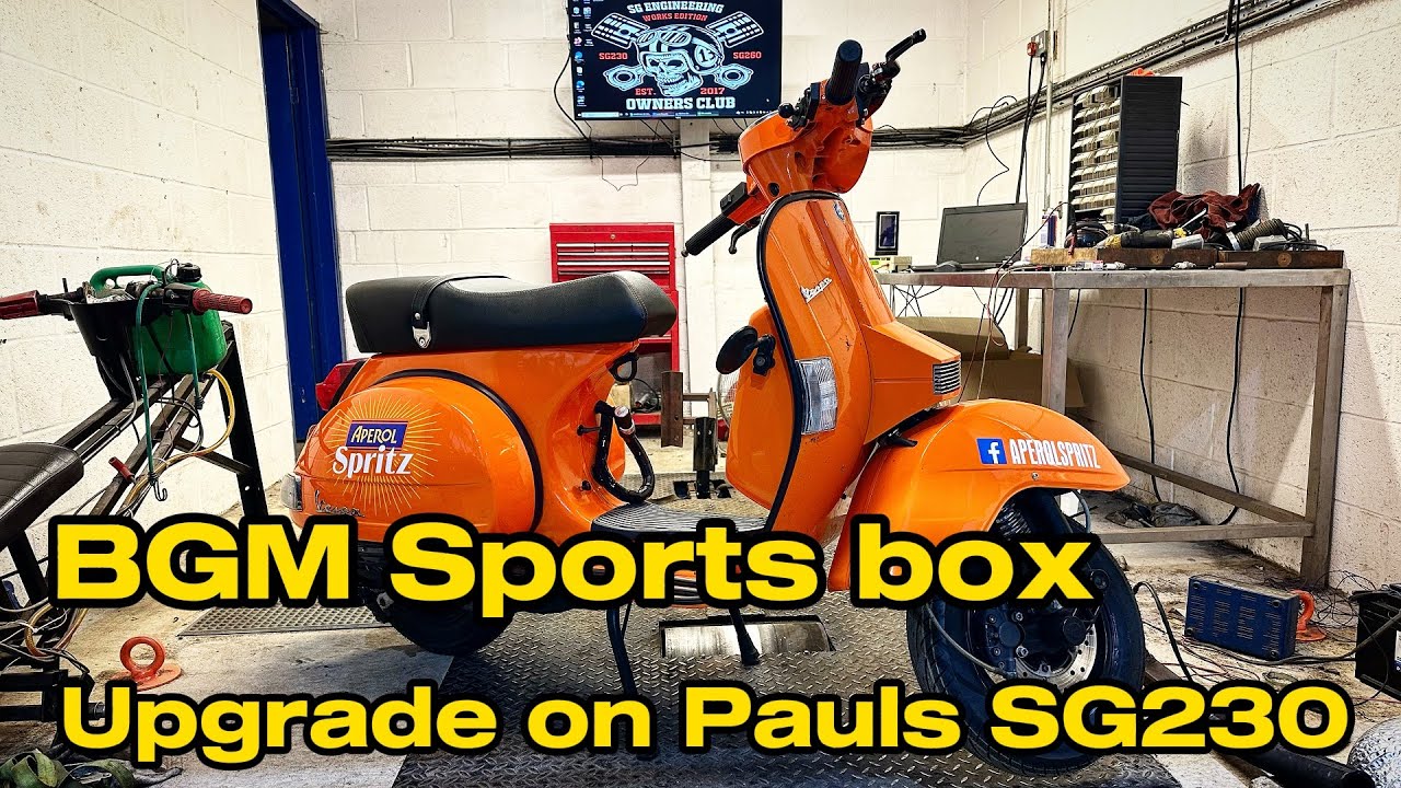 Vespa PX200 BGM Sports Box Upgrade