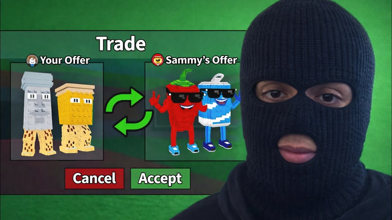 نصبت على الناس بماب السرقة 🤫🔥 وسويت تريدات مع المتابعين 🤑! | Steal a brainrot