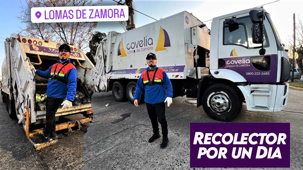 Un DIA siendo RECOLECTOR de RESIDUOS en ZONA SUR