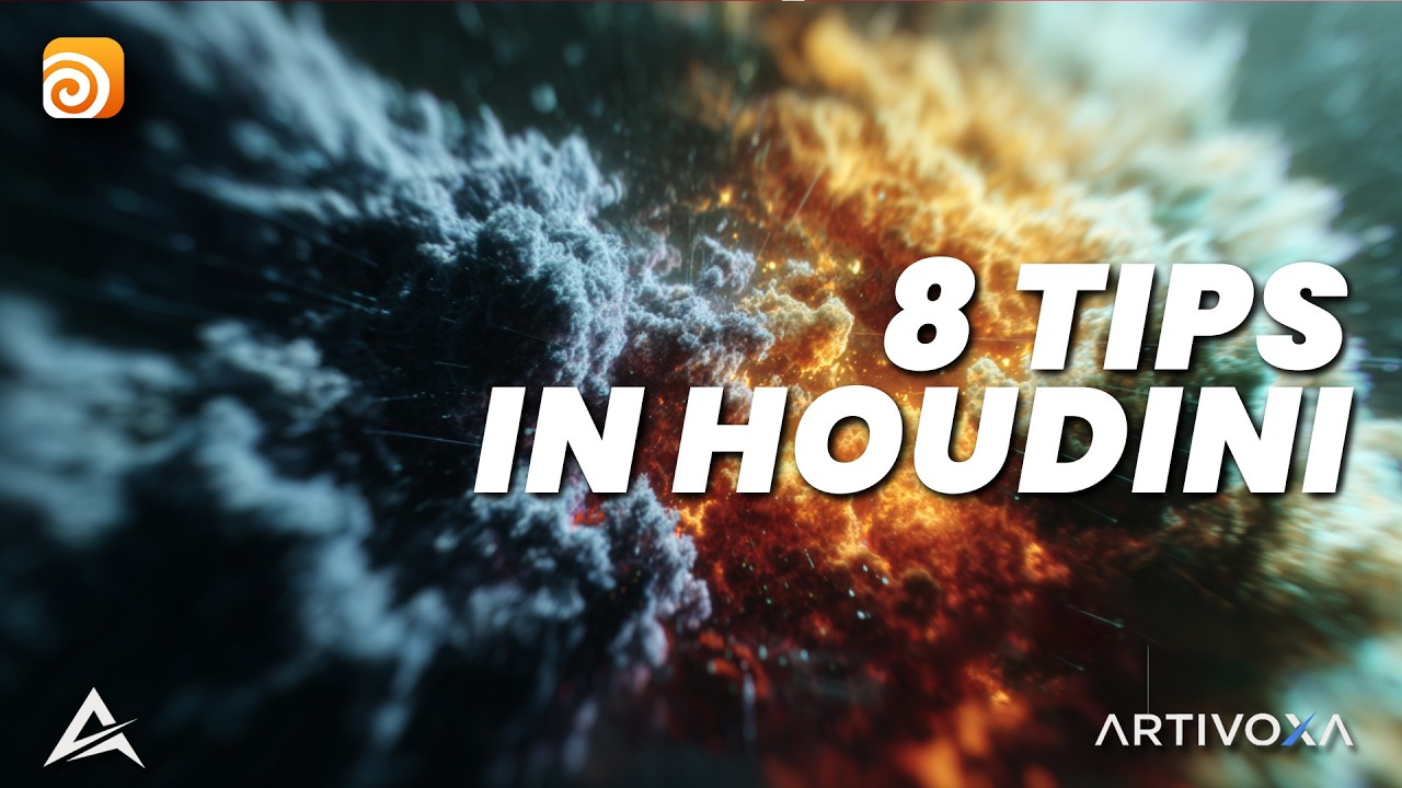 Houdini Tutorial | 8 TIPS YOU SHOULD KNOW