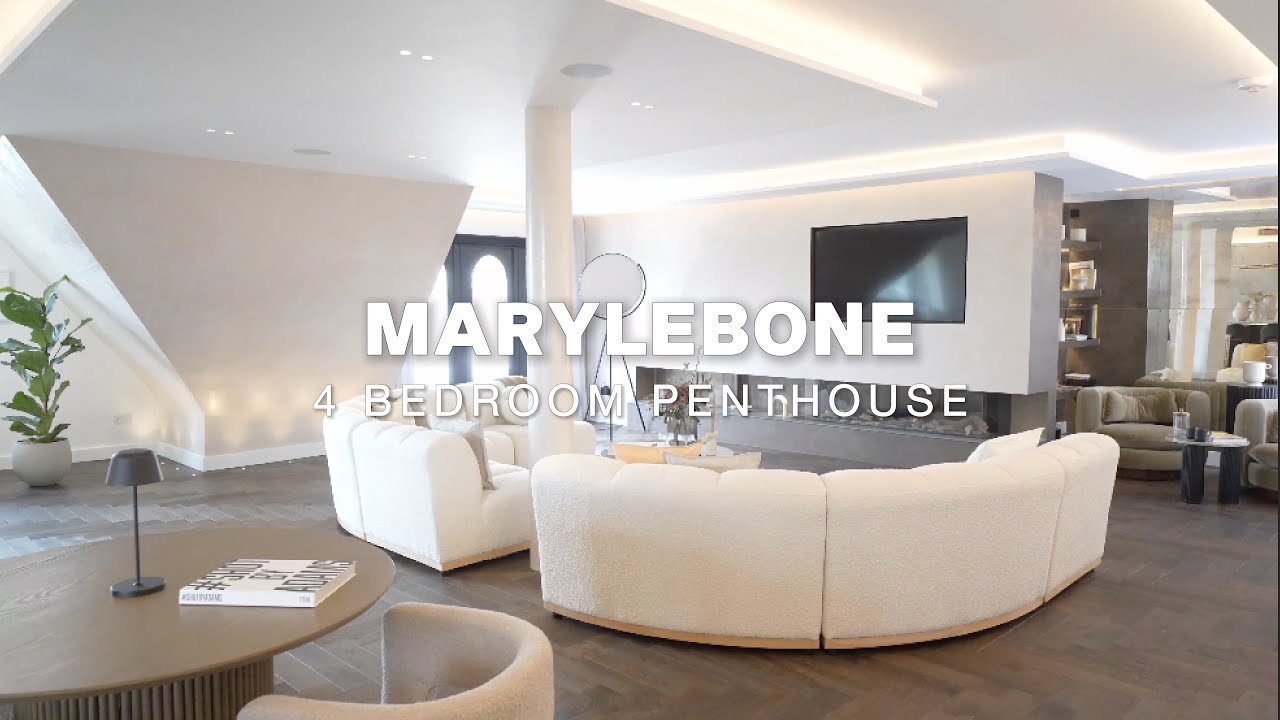Inside a 4-Bed 3-Bath Soho Home Duplex Penthouse in Marylebone | Timeless London Elegance