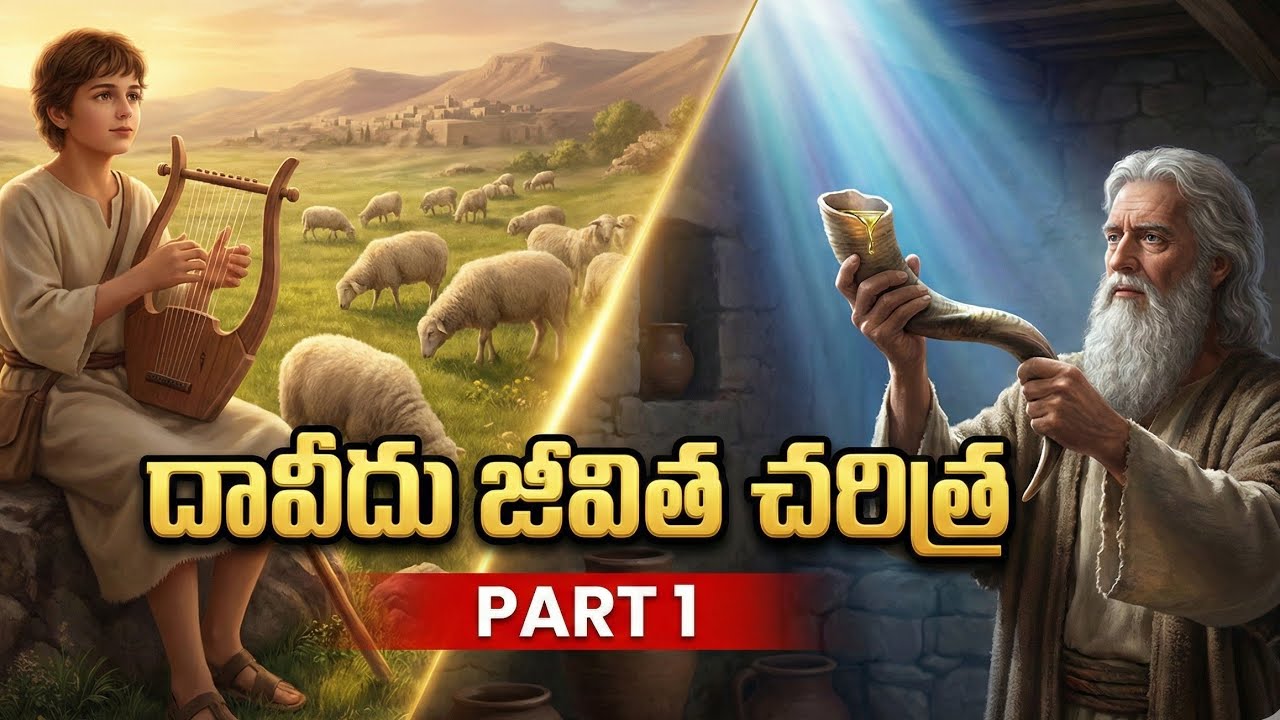 దావీదు జీవిత చరిత్ర - పార్ట్ 1 (David's Life - Part 1)​దావీదు: గొర్రెల కాపరి నుండి కాబోయే రాజు వరకు