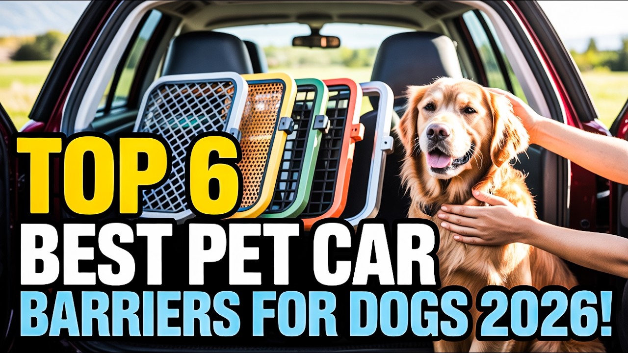 Top 6 Best Pet Car Barrier For Dogs 2026! ✅