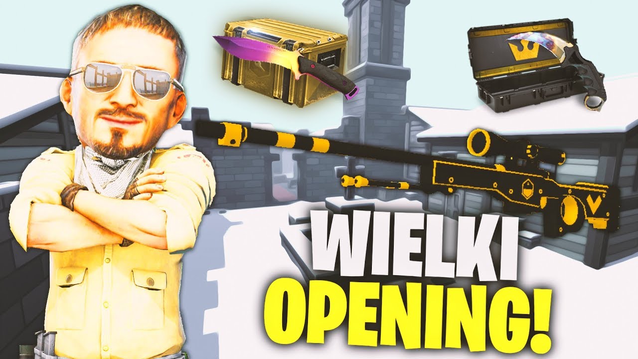 WIELKI OPENING w NAJLEPSZEJ PODRÓBCE CS:GO! (krunker.io)