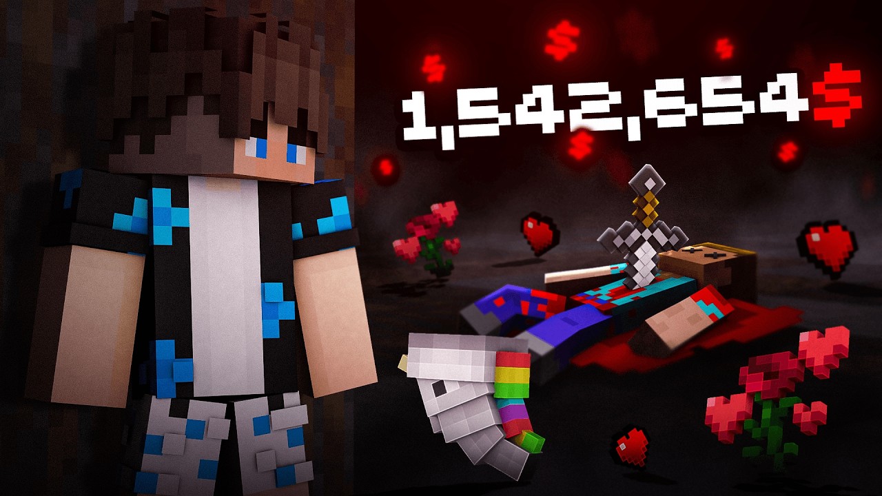 Zdobyłem 1,542,654$ w 60 SEKUND w MINECRAFT