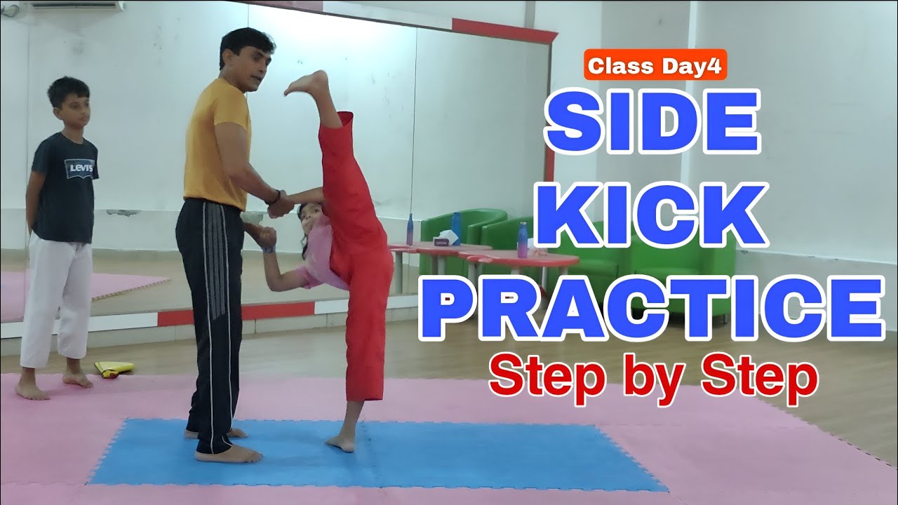 Taekwondo Side Kick Practice | Step by Step Guide | in Hindi