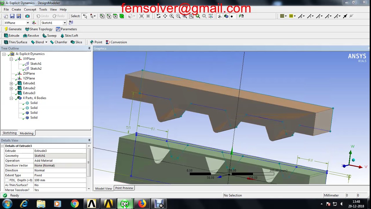 bending sheet metal simulation in ansys workbench