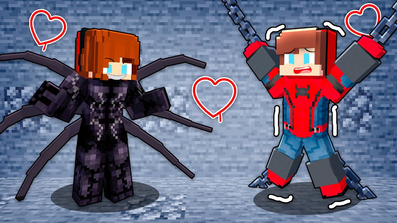MAIZEN : Spiderman JJ and VENOM JJ`s Girl - LOVE CURSE?! | Minecraft Animation