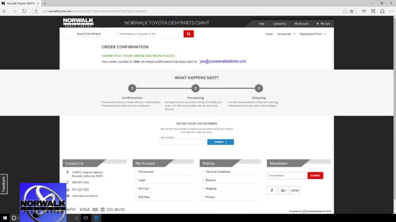 Toyota OEM Parts Online Ordering Tutorial