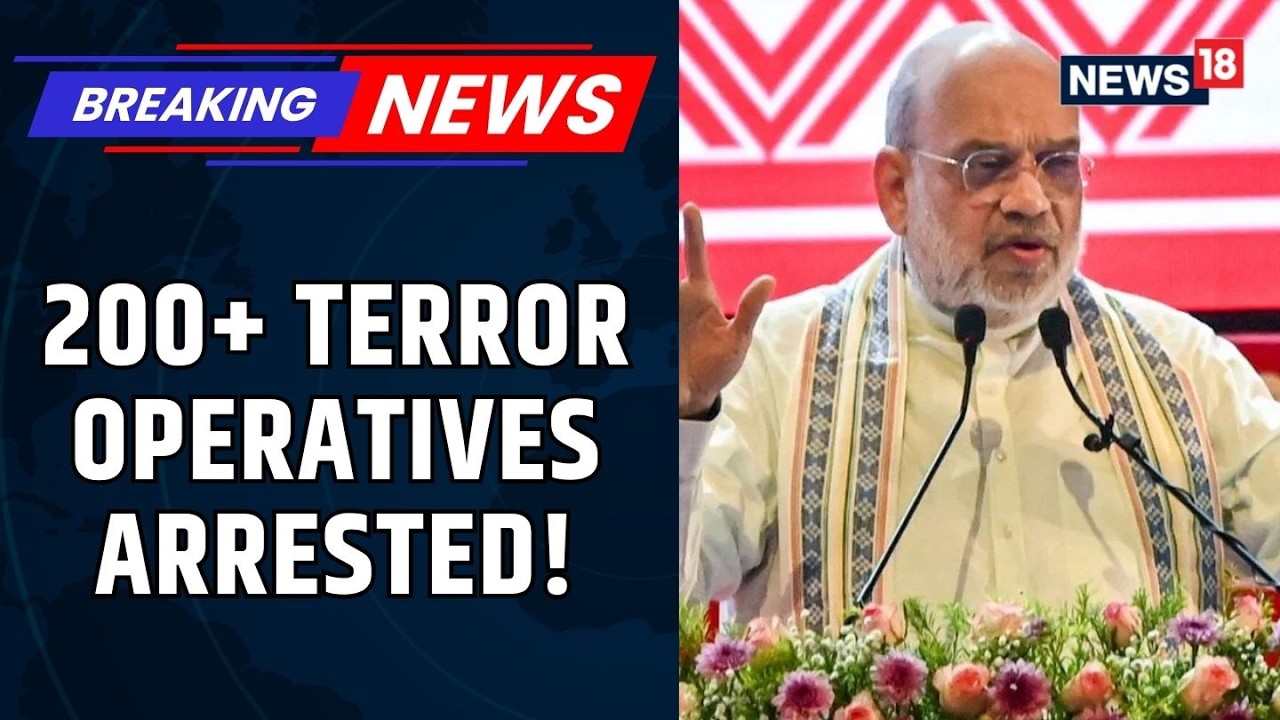 Amit Shah Reveals Massive Crackdown on Shahzad Bhatti Network Ahead of Independence Day | News18