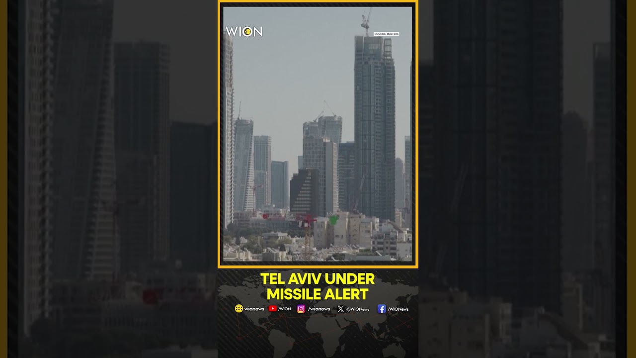 Iran Strikes Israel: Sirens Sound Over Tel Aviv Amid Missile Strikes | City Under Missile Alert