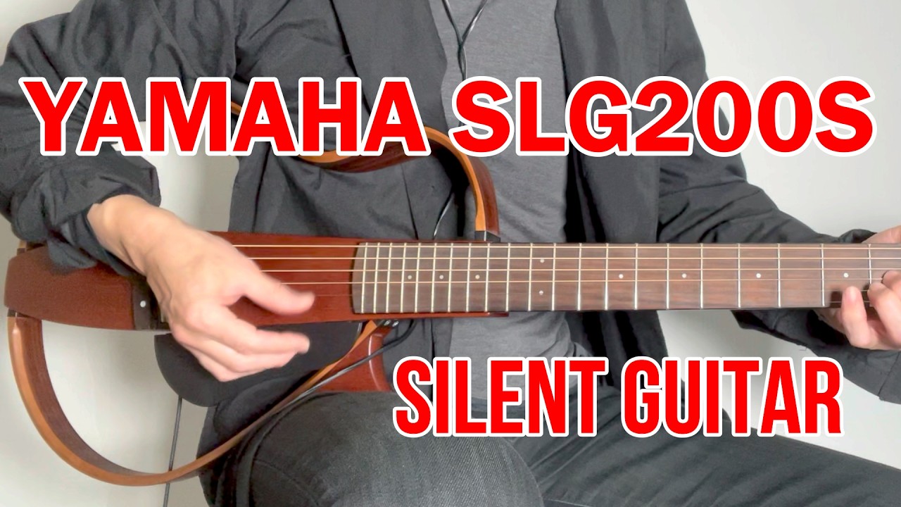 YAMAHA SLG200S Silent Guitar / Blues guitar