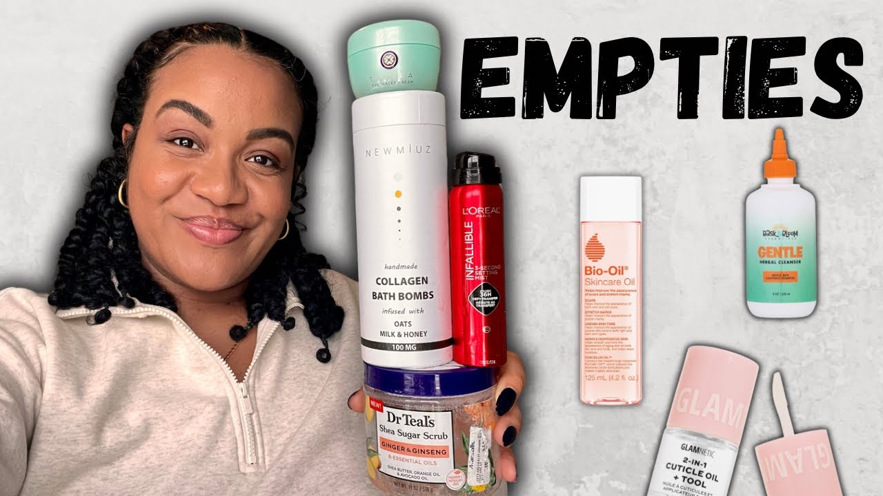 MONTHLY PRODUCT EMPTIES | Bodycare, Natural Hair Products + Skincare 