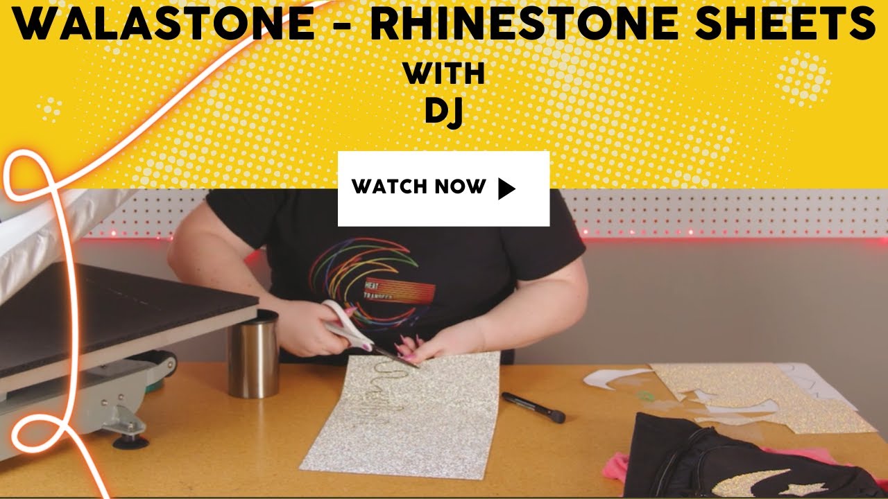 How To Press WALAStone Rhinestone Sheets