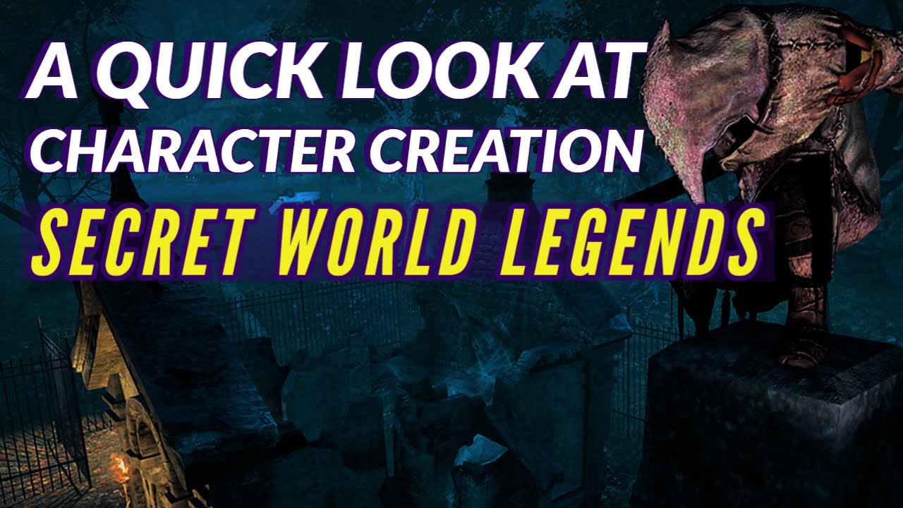 SECRET WORLD LEGENDS | Character Creation, Factions & Classes in 2020