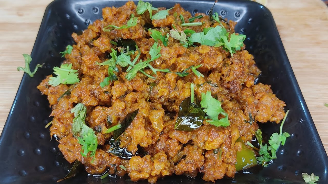 MUTTON KEEMA FRY (Restaurant style recipe) |Easy & Tasty Restaurant style mutton keema fry recipe
