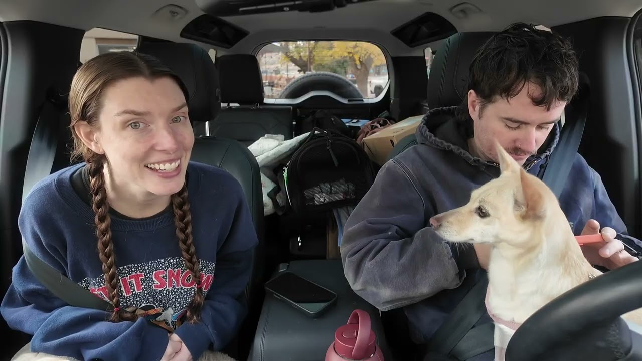 he was LYING TO ME!! a 10 hour road trip & a feud (vlogmas day 24)