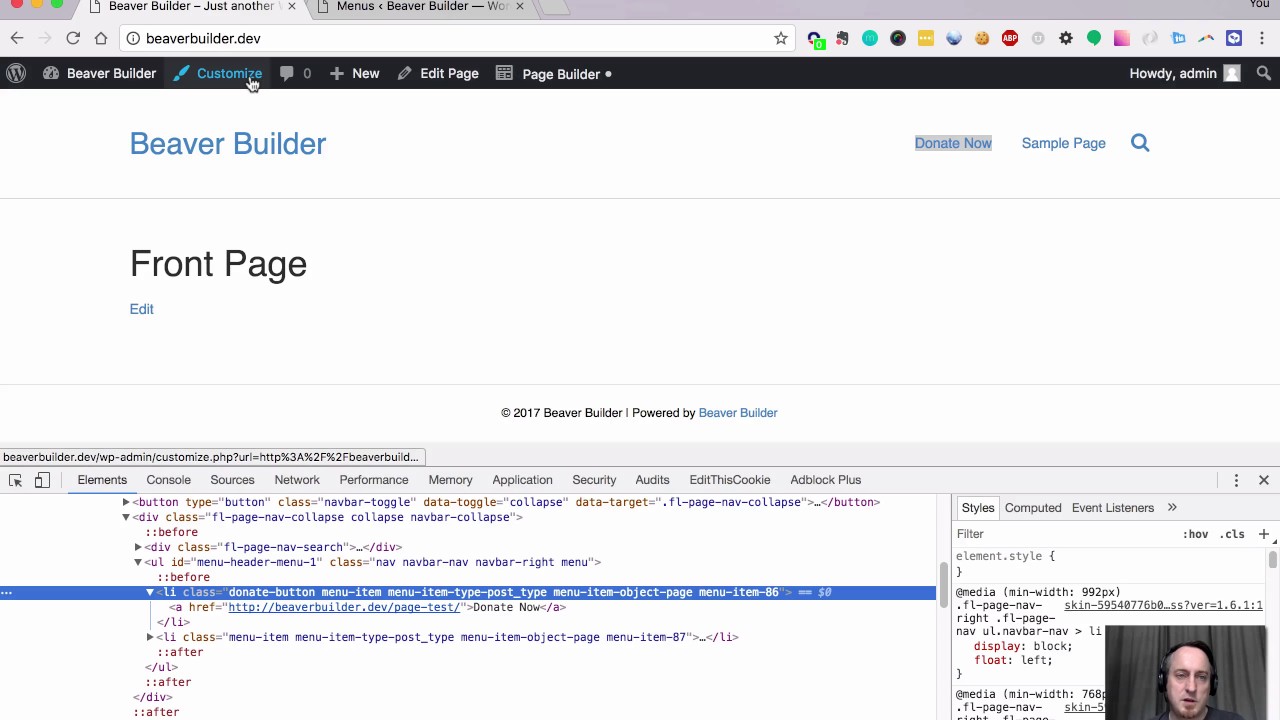 How to target a WordPress menu item with CSS