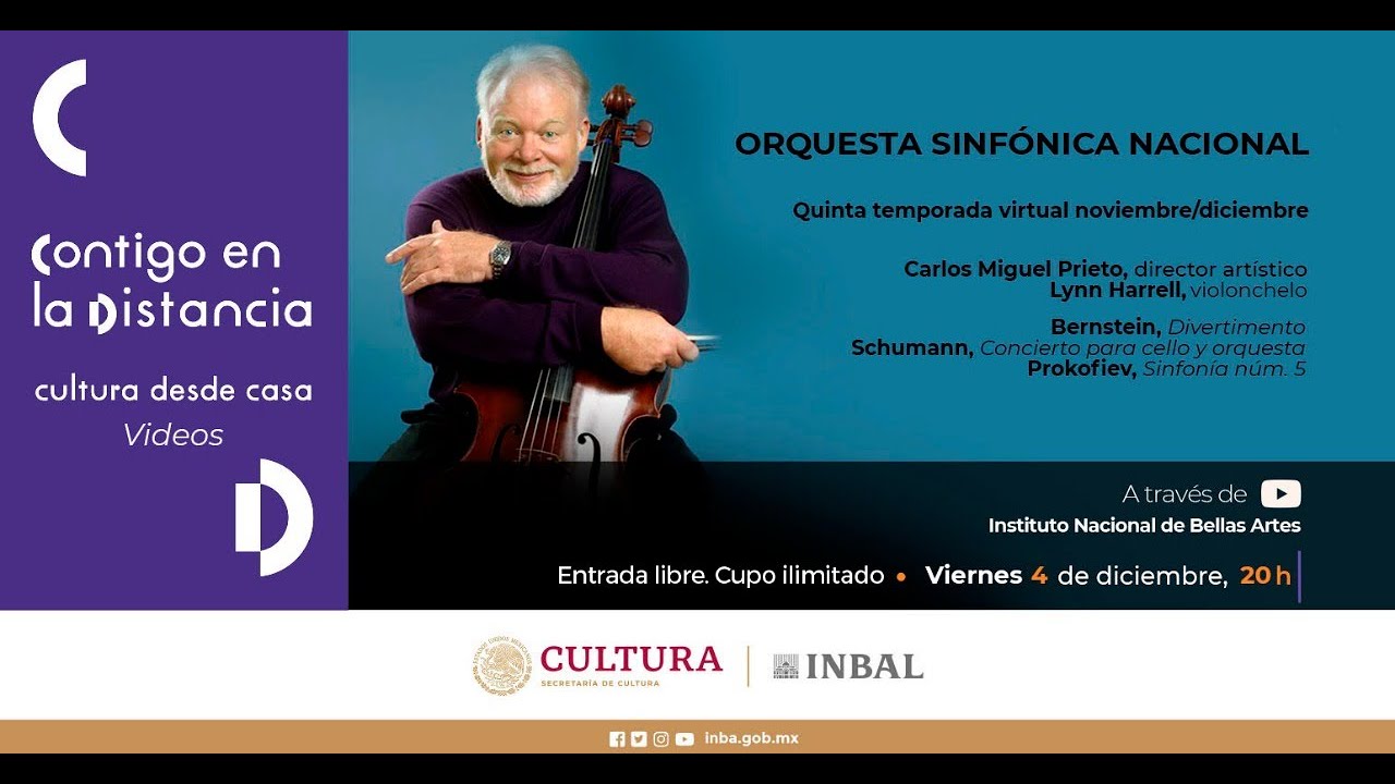 Concierto para violonchelo de Schumann con Lynn Harrell / Orquesta Sinfónica Nacional / INBAL