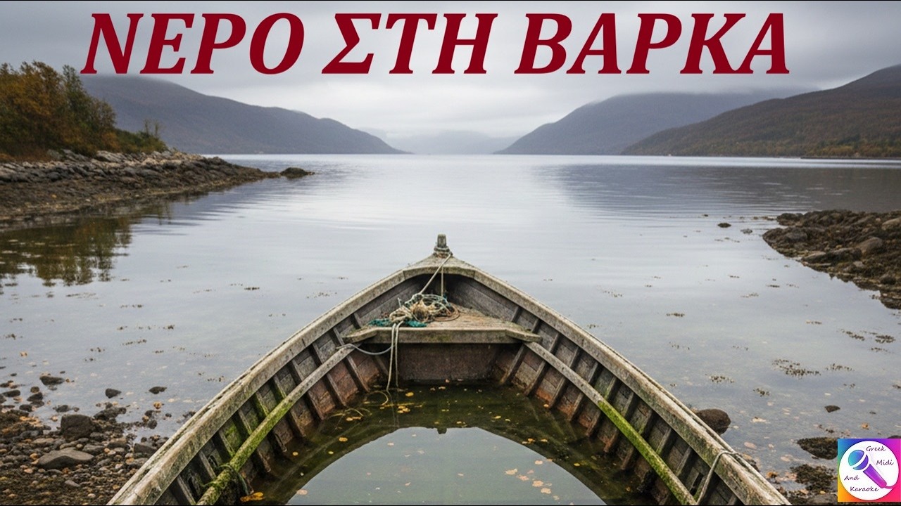 ΝΕΡΟ ΣΤΗ ΒΑΡΚΑ - Πέγκυ Ζήνα (ΣΟΛ) Καραόκε  σε  γυναικείο  τόνο